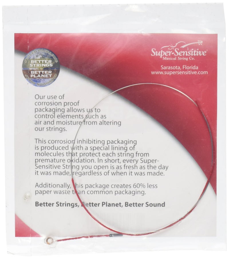 Super Sensitive 2117 Coated Steel Violin Strings, Medium - Image 2